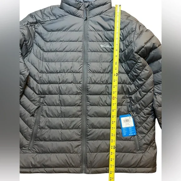 🌟SOLD🌟Columbia White Out Men’s Large Jacket Omni-Heat Thermal Reflective Lining - Picture 2 of 9